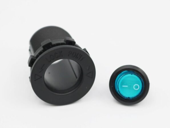 Console socket with switch