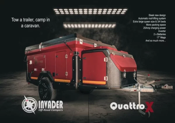 Invader Quattro X: Features, Specifications and Off-Road Camping Guide Invader Quattro X off-road camper