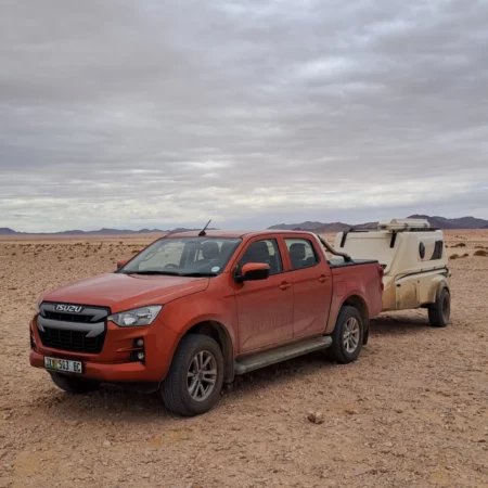 Isuzu D-Max 1.9 Ddi Double Cab LS: Towing Capacity, Features and Caravan Guide Isuzu D-Max double cab towing a caravan - towing capacity guide