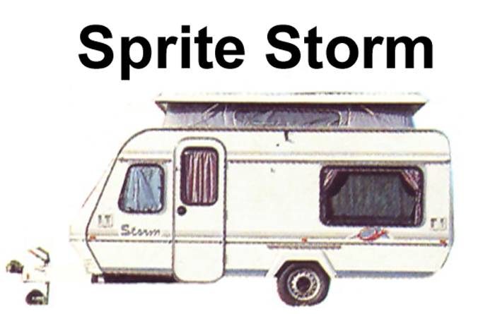 1993 Sprite Storm caravan