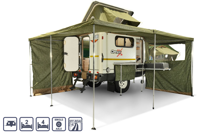 2010 – 2012 Jurgens Safari Oryx caravan 4×4 trailer